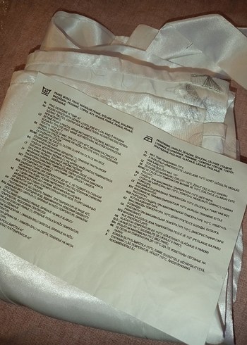 Beyaz Kadın Midi Saten Sabahlık _ Kimono - Görsel 4