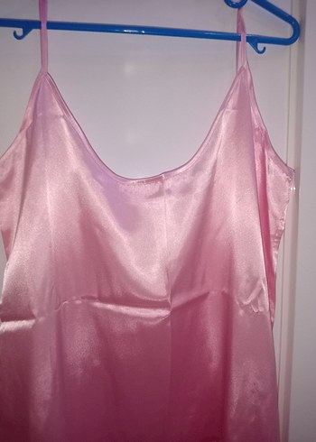 Kadın Pembe Midi Vintage Sabahlık - Görsel 13