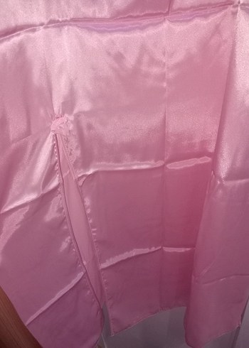 Kadın Pembe Midi Vintage Sabahlık - Görsel 12