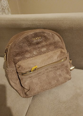 Vakko süet orjınal sırt cantası - Görsel 3