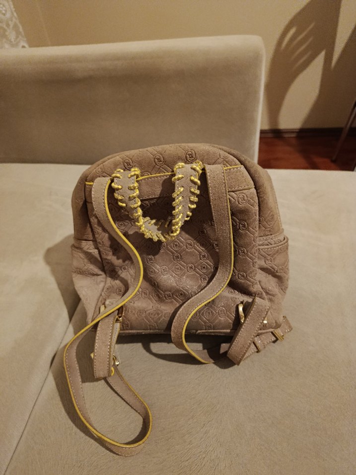 Vakko süet orjınal sırt cantası - Görsel 2