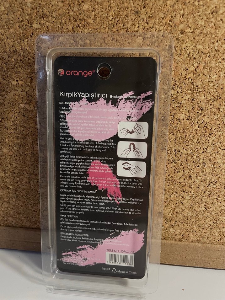Orange Siyah Kirpik Yapıştırıcı - Görsel 2
