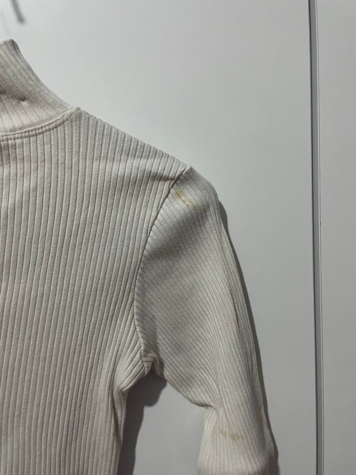 Beyaz Balıkçı Yaka Kadın Triko - Görsel 2