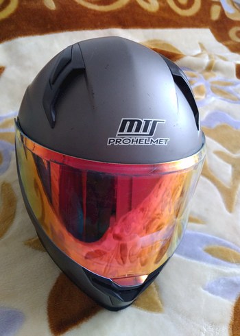 Gri Biker Kask, Tokalı, Sokak Stili - Görsel 2