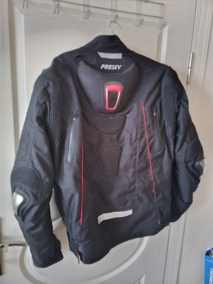 Fermuarlı Siyah Kısa Biker Mont - Görsel 2