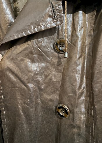 Adil Işık Deri Görünümlü Trençkot - Görsel 5