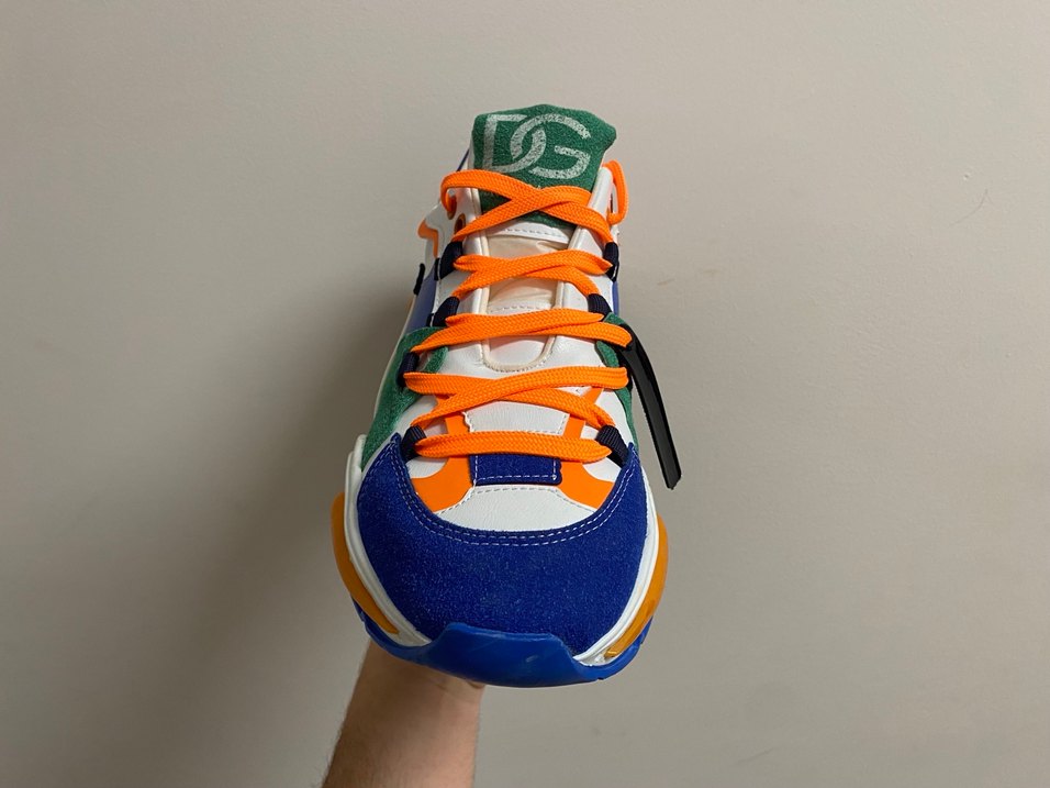 Orijinal Dolge&Gabbana Erkek Mixed Materyal Spor Ayakkabı - Görsel 2