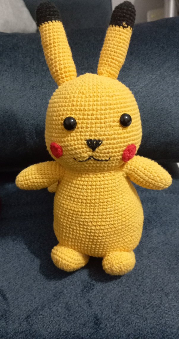 Sarı Örgü Peluş Oyuncak - Görsel 2