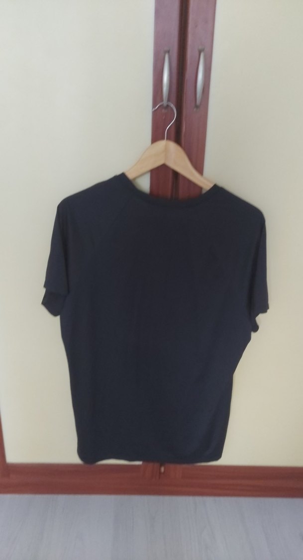 Siyah Erkek Kısa Kollu Spor Tişört - Görsel 3