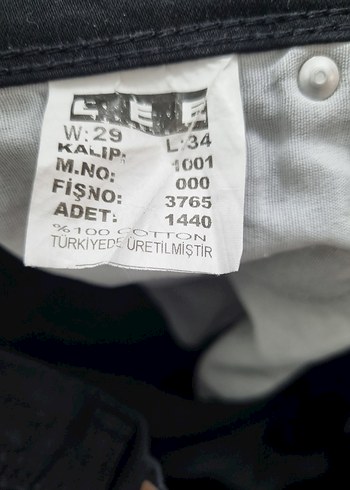 Siyah Regular Fit Erkek Kot Pantolon - Görsel 5