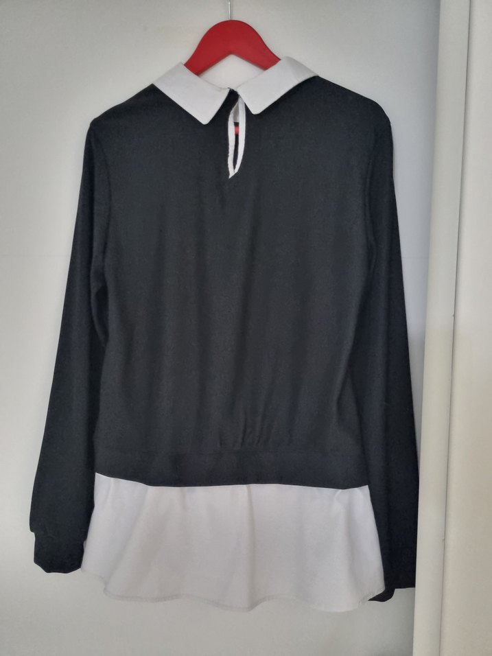 Uzun Kollu Yakalı  Bluzu - Görsel 3