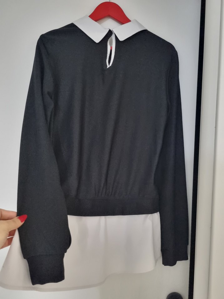 Uzun Kollu Yakalı  Bluzu - Görsel 4