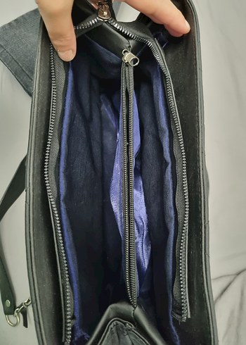 Kadın siyah kol çantası - Görsel 4