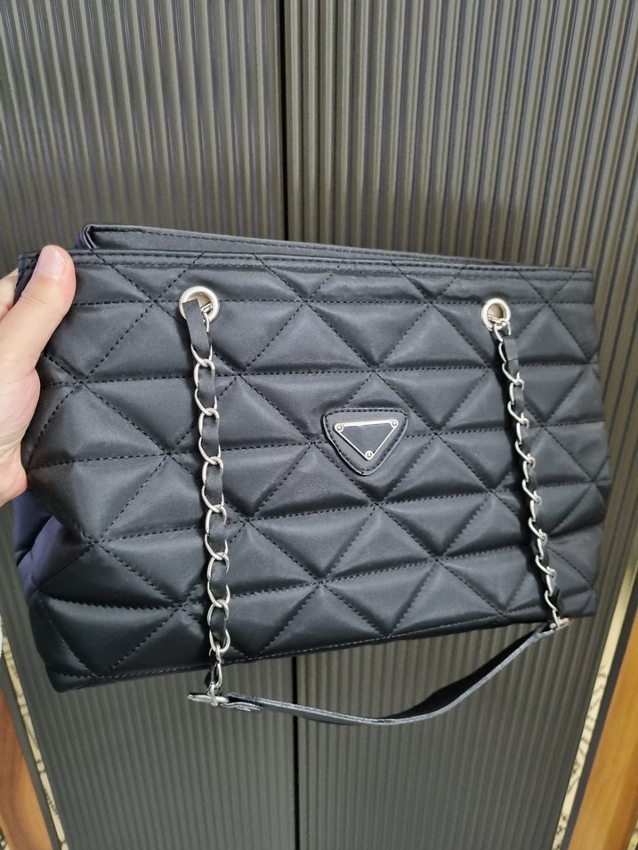 Kadın siyah kol çantası - Görsel 3