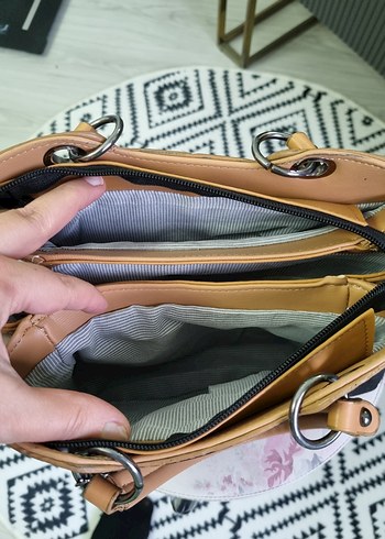 iki renk li el çantası - Görsel 5