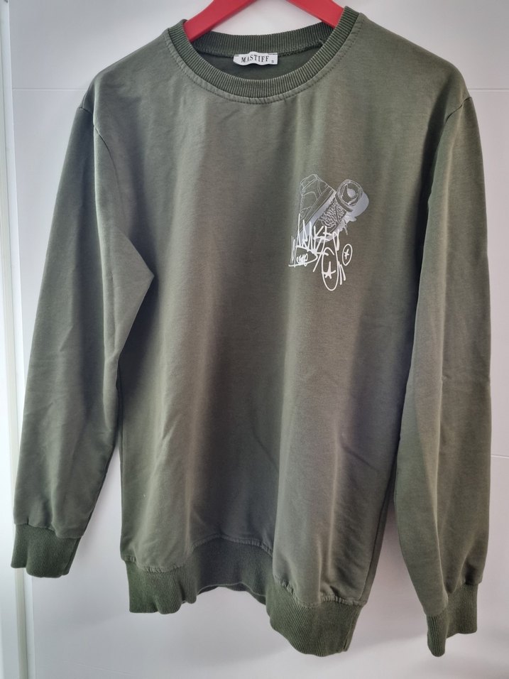 NASA Baskılı Beyaz kadın Sweatshirt - Görsel 5