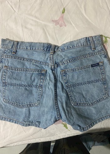 Mavi Mini Şort - Görsel 2