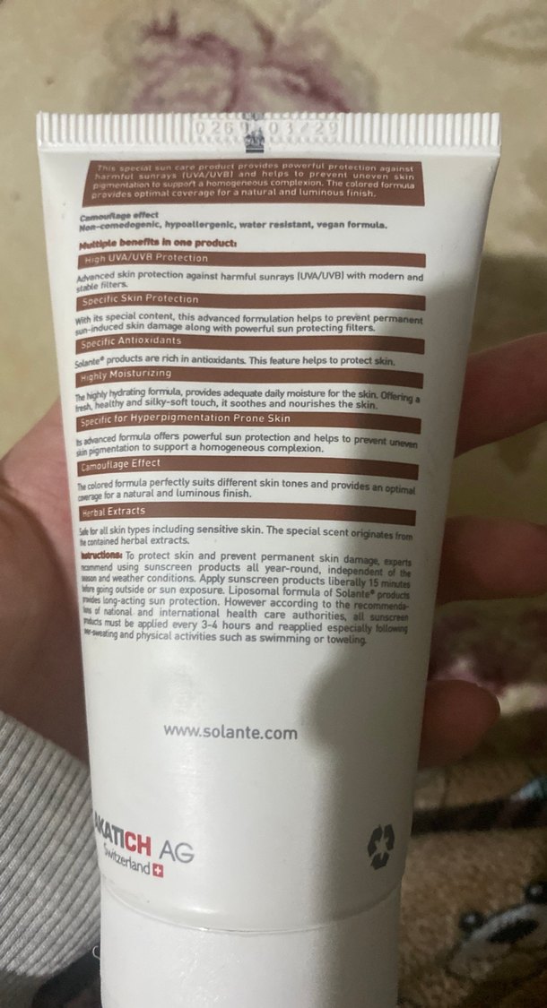 Solante Pigmenta Tonlu Güneş Koruyucu Losyon SPF 50+ - Görsel 2