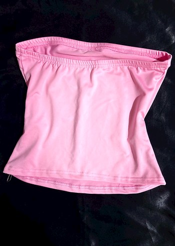 Pembe Lolita Straplez Üst - Görsel 3