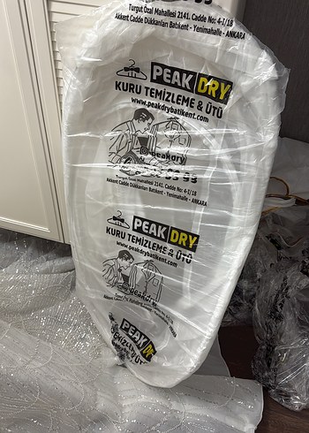 Uzun Kollu İşlemeli Beyaz Tesettür Gelinlik - Görsel 6