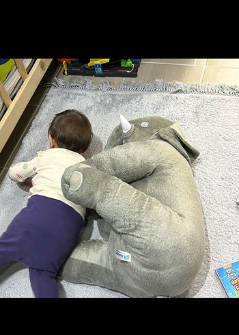 Gri Fil Peluş Oyuncak - Görsel 4