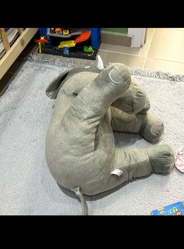 Gri Fil Peluş Oyuncak - Görsel 2
