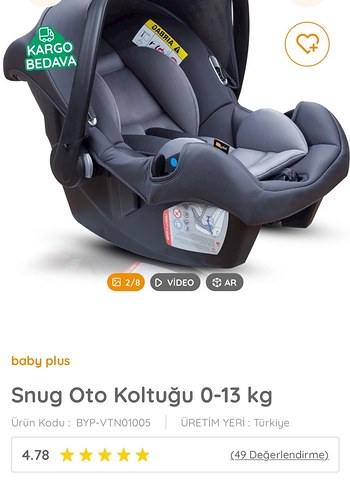 Baby plus Bebek Oto Koltuğu - Görsel 5