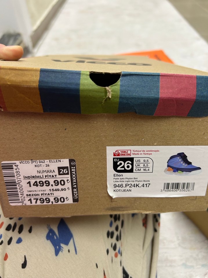 Vicco ışıklı çocuk bot - Görsel 5