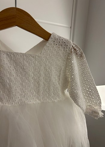 Le mabelle kız elbise beyaz - Görsel 3