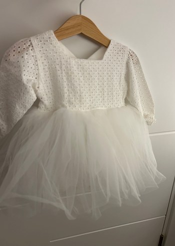 Le mabelle kız elbise beyaz - Görsel 5