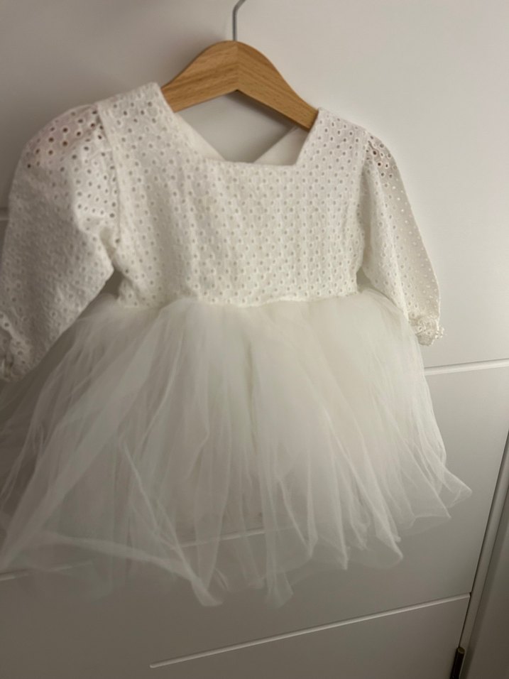 Le mabelle kız elbise beyaz - Görsel 5