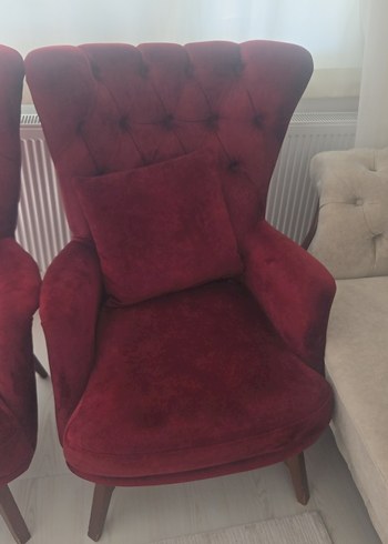 Bej ve Bordo koltuk takimi - Görsel 3