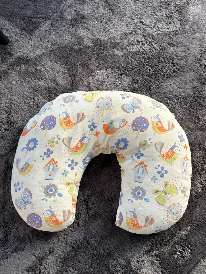 Çok Renkli Desenli Emzirme ve Hamilelik Yastığı - Görsel 2