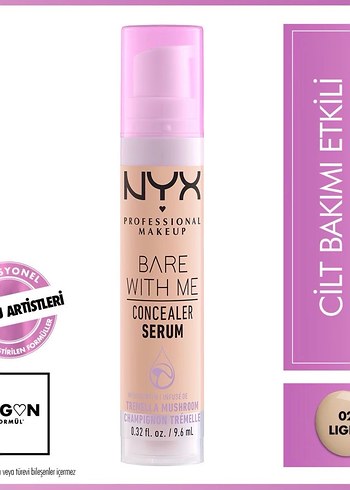 NYX Bare With Me Kapatıcı Serum 01 Fair - Görsel 3