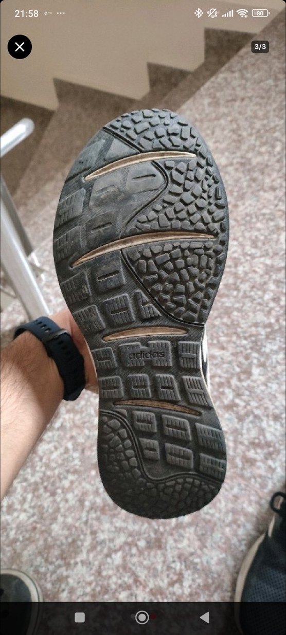 Adidas Siyah Bağcıklı  Spor Ayakkabı - Görsel 3