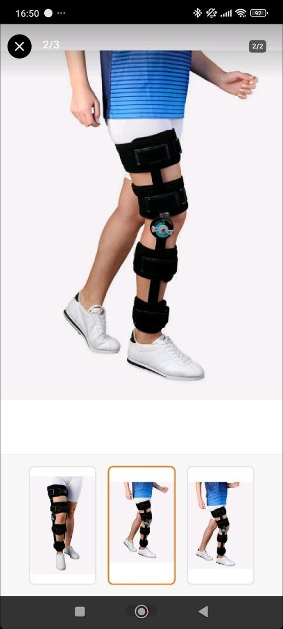 medikal ayarlı dizlik 60 cm - Görsel 2