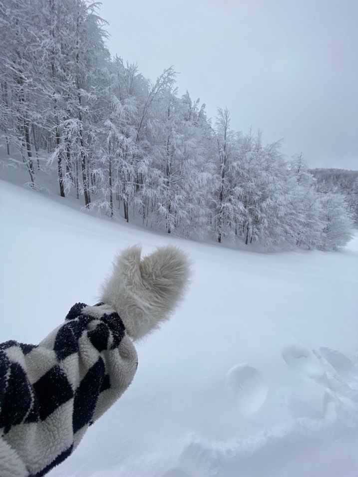 Kadın Beyaz Kürklü eldiven - Görsel 5