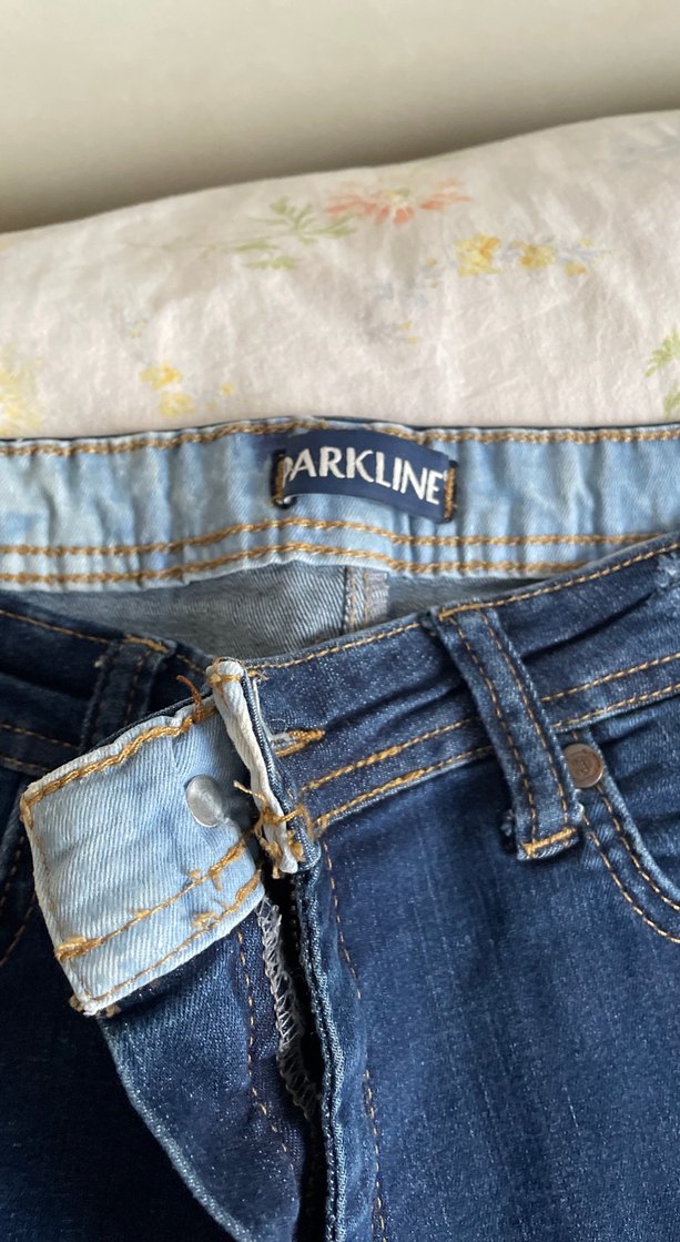 Kadın Lacivert Bol Kesim Jean - Görsel 2