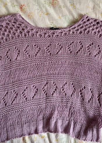 Bohem Mor Ajurlu Kadın Kazak - Görsel 2