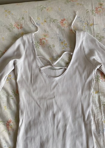 Alttan Çıtçıtlı Uzun Kollu Kadın Bluz - Görsel 4