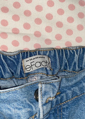 Rahat Kesim Midi Mavi Kadın Kot Pantolon - Görsel 3