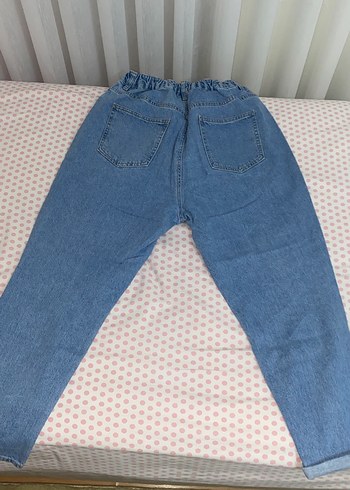 Rahat Kesim Midi Mavi Kadın Kot Pantolon - Görsel 2