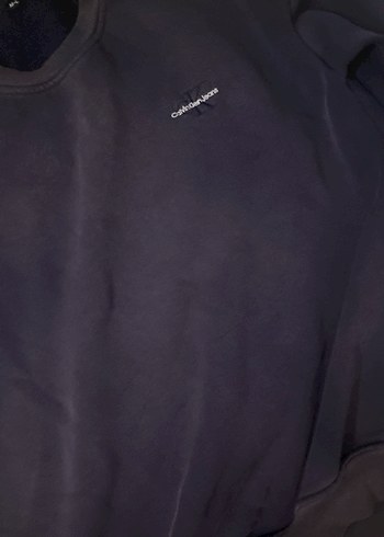 Gri Erkek Sweatshirt, Yuvarlak Yaka, Rahat Kesim - Görsel 2