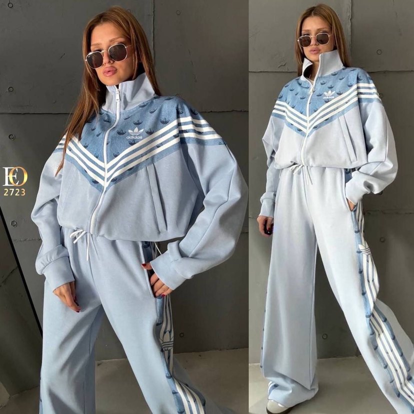 Adidas Kadın Beyaz Bağcıklı Spor Takım - Görsel 3