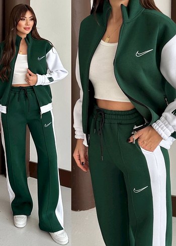 Nike Fermuarlı Kadın Eşofman Takımı - Görsel 3