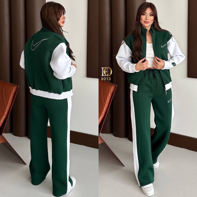 Nike Fermuarlı Kadın Eşofman Takımı - Görsel 4