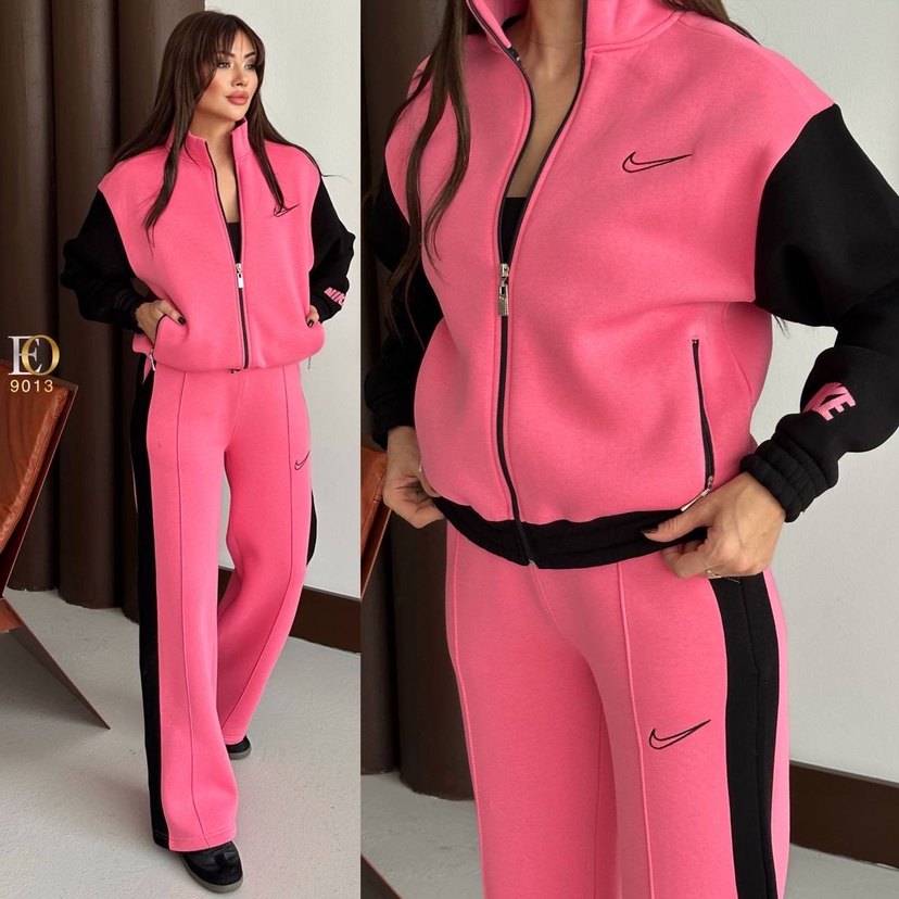 Nike Fermuarlı Kadın Eşofman Takımı - Görsel 5