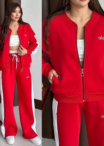 Alo  Kadın Uzun Kollu Rahat Eşofman Takımı - Görsel 2