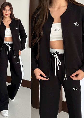 Alo  Kadın Uzun Kollu Rahat Eşofman Takımı - Görsel 5