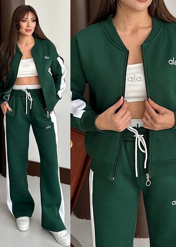 Alo  Kadın Uzun Kollu Rahat Eşofman Takımı - Görsel 4